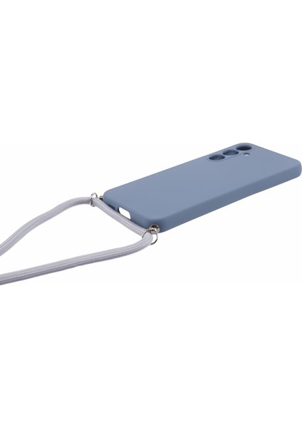 Samsung Galaxy S23 Fe Kılıfsı Fıber Asıl Tpu Long Lanyard ile Arka Kapak (Yurt Dışından)