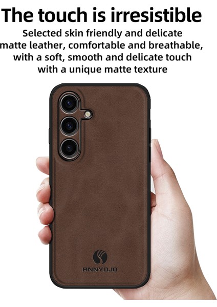 Samsung Galaxy S23 Fe Kılıf Pu Deri+Pc+Tpu Arka Koruma Telefonu Kapağı (Yurt Dışından)