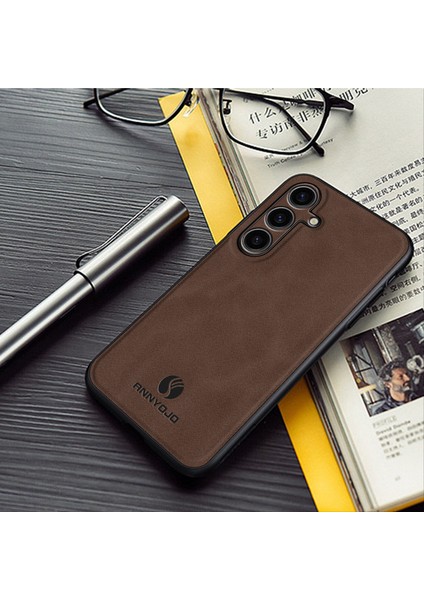 Samsung Galaxy S23 Fe Kılıf Pu Deri+Pc+Tpu Arka Koruma Telefonu Kapağı (Yurt Dışından)