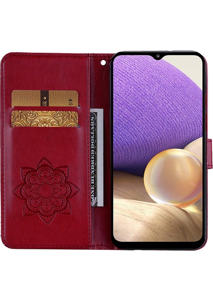 Samsung Galaxy A15 4g Kılıf Rhinestone Dekor Deri Stand Cep Telefonu Cüzdan Kapağı (Yurt Dışından) fiyatları