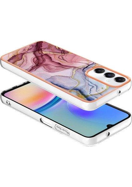 Samsung Galaxy A05S 4g Kılıf Tpu Elektrokaplanmış Mermer Telefon Kapağı (Yurt Dışından)