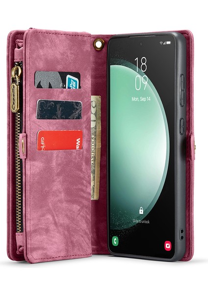 Samsung Galaxy S23 Fe Kılıfsı Fermuar Cep Çıkarılabilir Telefon Kapağı (Yurt Dışından) modelleri