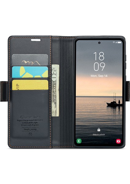 Samsung Galaxy S23 Fe Kılıf Pu Deri Rfıd Engelleme Telefon Kapağı (Yurt Dışından) fiyatları
