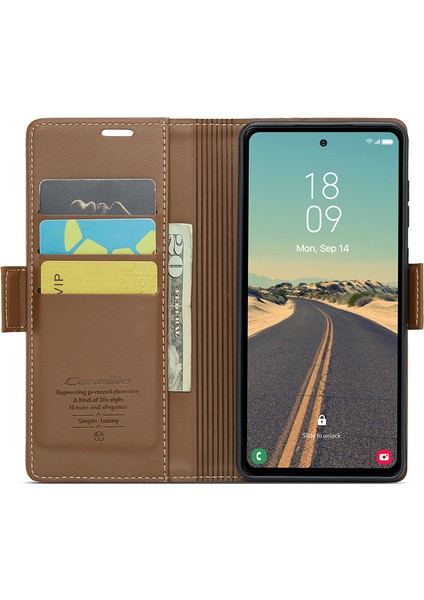 Samsung Galaxy S23 Fe Kılıf Pu Deri Rfıd Engelleme Telefon Kapağı (Yurt Dışından) fiyatları