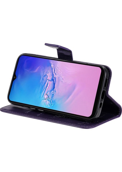 Samsung Galaxy A05 4g Stand Pu Deri Kapak Baskılı Telefon Kılıf Cüzdan (Yurt Dışından)