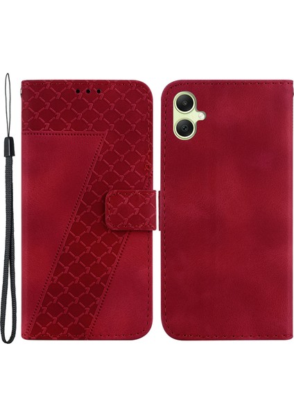 Samsung Galaxy A05 4g Kılıf Pu Deri Basılı Telefon Stand Kapağı (Yurt Dışından)