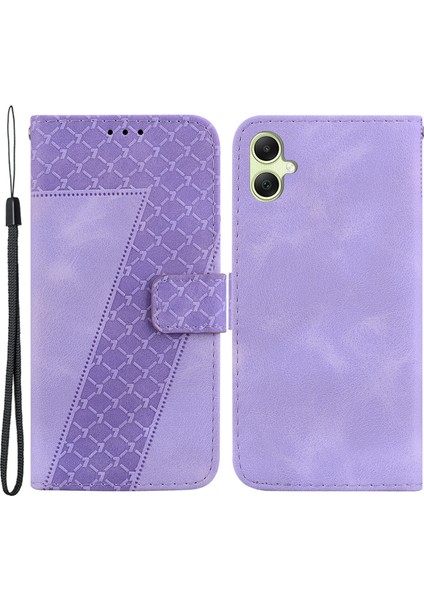 Samsung Galaxy A05 4g Kılıf Pu Deri Basılı Telefon Stand Kapağı (Yurt Dışından)