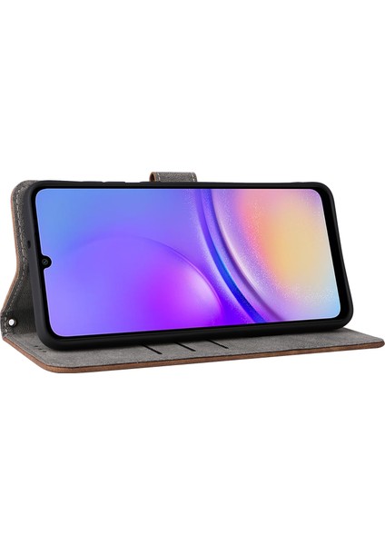 Samsung Galaxy A05 4g Kılıf Pu Deri Rfıd Bloketleme Kapağı Kayışla (Yurt Dışından)