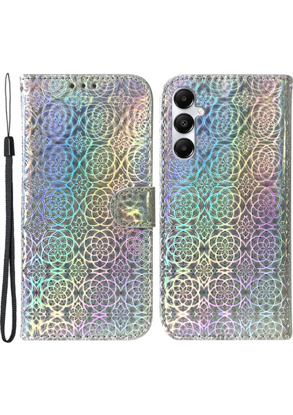 Samsung Galaxy A05S 4g Mobil Kapak Göz Kamaştırıcı Çiçek Deseni Pu Deri Çantası (Yurt Dışından)