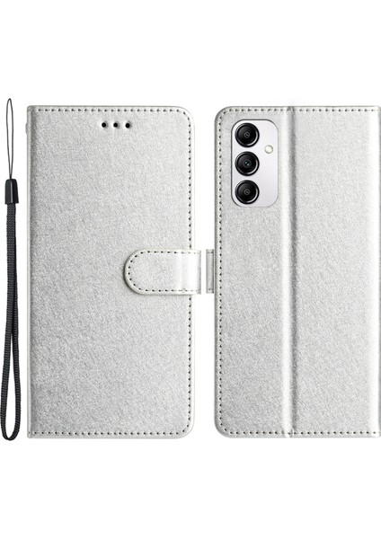 Samsung Galaxy A15 4g Pu Deri Ipek Doku Cüzdan Stand Kapağı Kayış (Yurt Dışından)
