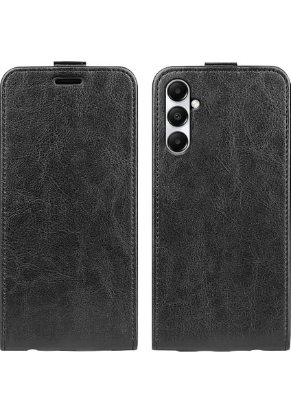 Samsung Galaxy A05S 4g Kılıf Kart Yuvası Çılgın At Doku Deri Telefon Kapağı (Yurt Dışından)