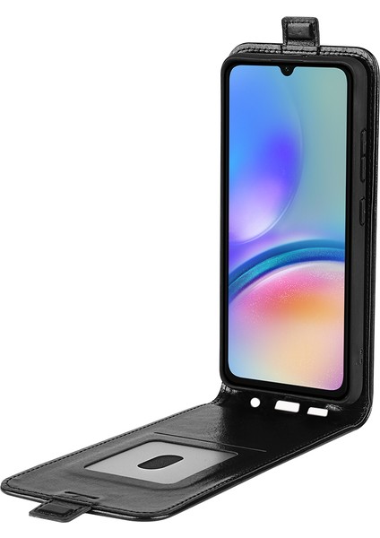 Samsung Galaxy A05S 4g Kılıf Kart Yuvası Çılgın At Doku Deri Telefon Kapağı (Yurt Dışından) modelleri