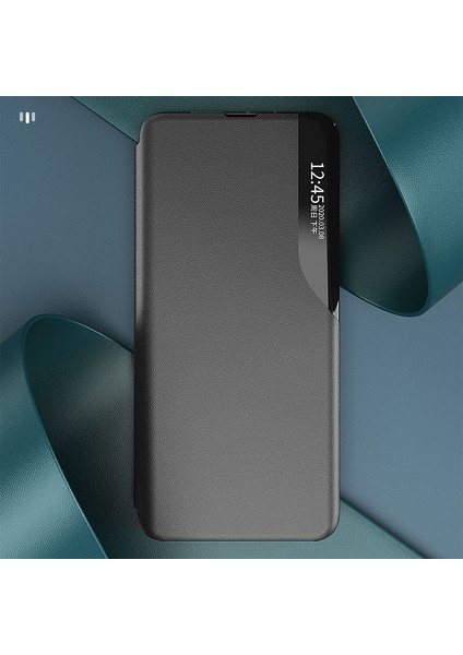Samsung Galaxy A05 4g Kılıf Pu Pu Deri Stand Pencere Telefon Kapağı (Yurt Dışından)