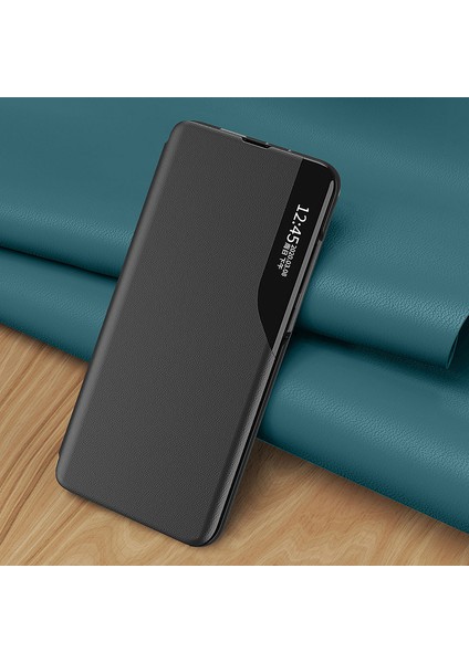 Samsung Galaxy A05 4g Kılıf Pu Pu Deri Stand Pencere Telefon Kapağı (Yurt Dışından)