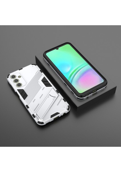 Samsung Galaxy A15 4g Kılıf Kırpma Dayanıklı Pc+Tpu Kickstand Akıllı Telefon Kapağı (Yurt Dışından)