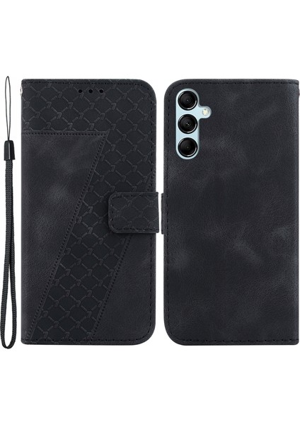 Samsung Galaxy A15 4g Deri Kılıf Baskılı Cüzdan Standı Akıllı Telefon Kapağı (Yurt Dışından)