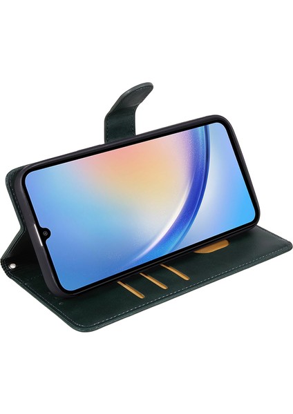 Samsung Galaxy A05 4g Kılıf Manyetik Kıta Pu Deri Telefon Cüzdan Kapağı (Yurt Dışından) indirimleri