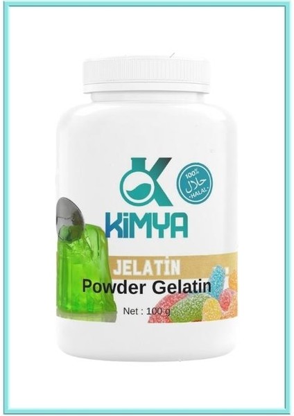 Ok Kimya Jelatin Toz 100 gr (Helal Sığır Jelatini) Gelatin Powder