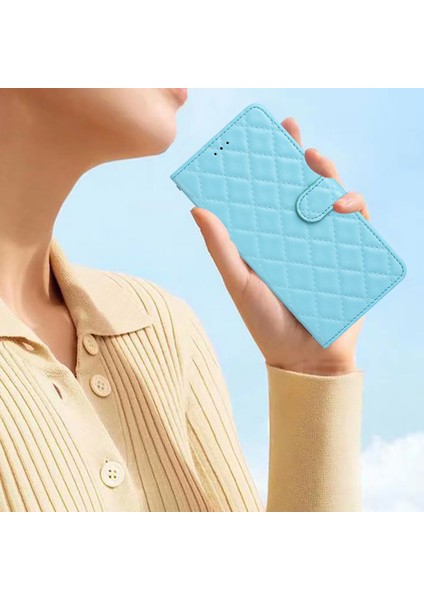 Samsung Galaxy A15 4g Deri Kılıf Eşkenar Dörtgen Dikiş Hattı Telefon Kapağı (Yurt Dışından) indirimleri