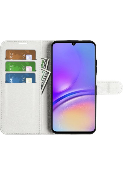 Samsung Galaxy A05 4g Kılıf Litchi Doku Katlama Standı Deri Telefon Kabuğu (Yurt Dışından) fiyatları