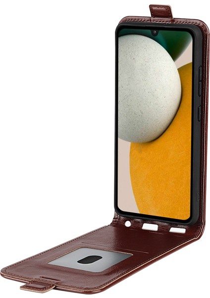 Samsung Galaxy A15 4g Kart Sahibi Telefon Kılıfsı Çılgın At Dokusu Kapağı Deri Kabuk (Yurt Dışından) fiyatları