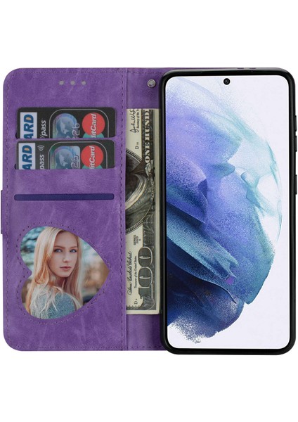 Samsung Galaxy A15 4g Kılıf Işıltılı Pu Deri Kapak Fermuar Cebi ile (Yurt Dışından)