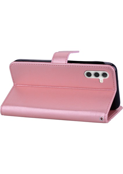 Samsung Galaxy S23 Fe Kılıfı Baskılı Rhinestone Deri Telefon Stand Kapağı (Yurt Dışından) modelleri