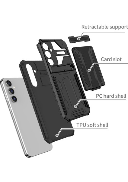 Samsung Galaxy S23 Fe Kılıf Anti-Cratch Pc+Tpu Kickstand Cep Telefonu Kapağı (Yurt Dışından) modelleri