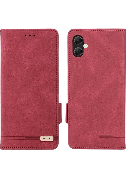 Samsung Galaxy A05 4g Kılıf Pu Deri Stand Cep Telefonu Cüzdan Kapağı (Yurt Dışından)