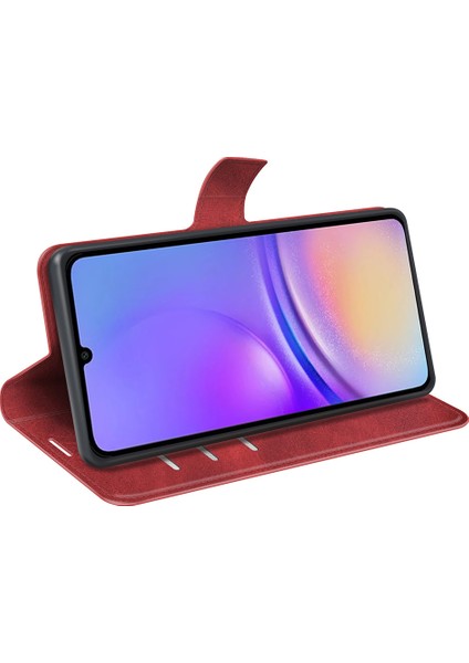 Samsung Galaxy A05 4g Kılıf Buzağı Dokusu Pu Deri Telefon Cüzdan Kapağı (Yurt Dışından) fırsatları