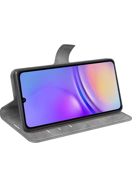 Samsung Galaxy A05 4g Kılıf Buzağı Dokusu Pu Deri Telefon Cüzdan Kapağı (Yurt Dışından)