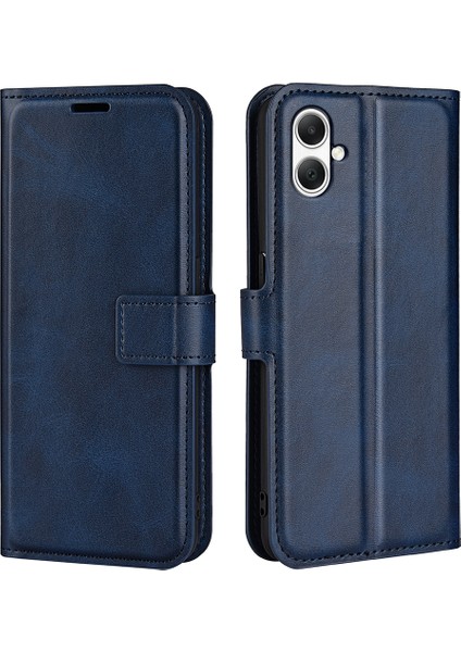 Samsung Galaxy A05 4g Kılıf Buzağı Dokusu Pu Deri Telefon Cüzdan Kapağı (Yurt Dışından)