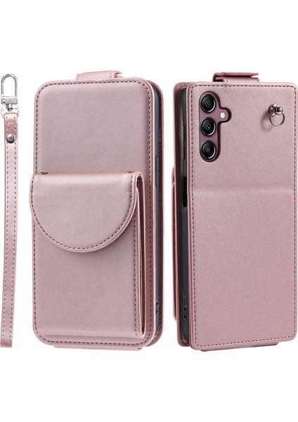 Samsung Galaxy A05S Kart Çantası Telefon Kılıfı 4g Pu Deri + Tpu Dikey Flip Telefon Kapağı Cüzdan (Yurt Dışından)