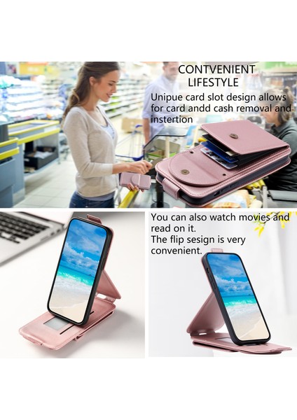 Samsung Galaxy A05S Kart Çantası Telefon Kılıfı 4g Pu Deri + Tpu Dikey Flip Telefon Kapağı Cüzdan (Yurt Dışından) indirimleri