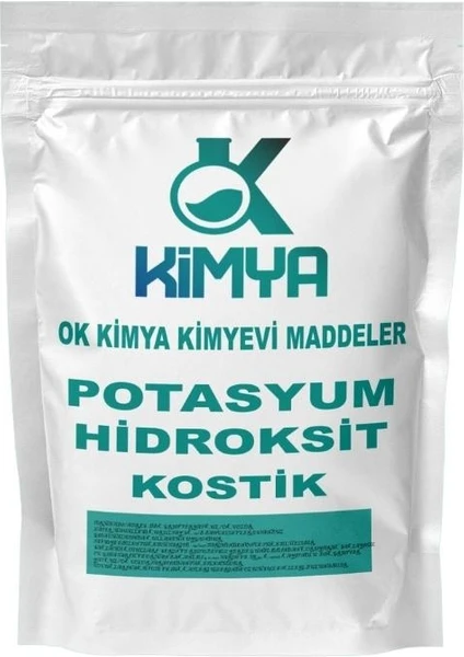 Ok Kimya Potasyum Kostik Potas Hidroksit Kostik 250 gr