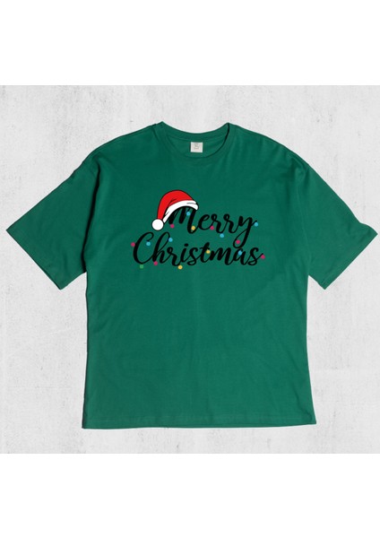 Unisex Oversize Merry Christmas Tshirt