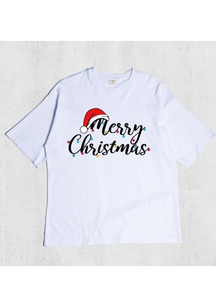 Unisex Oversize Merry Christmas Tshirt