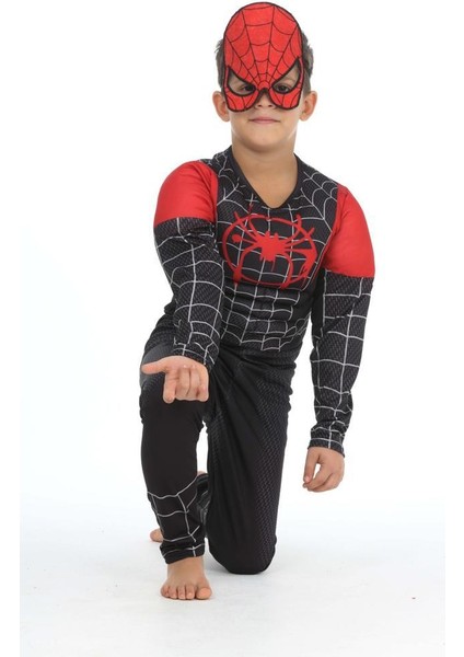 Yeni Sezon Sevilen Karakter Örümcek Adam / Spiderman Kaslı Kostüm