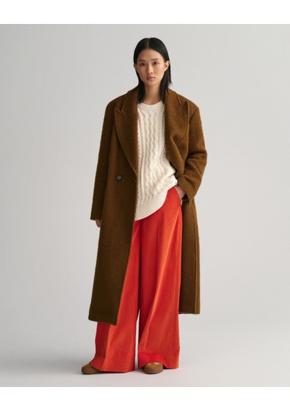 Kadın Krem Oversize Fit Bisiklet Yaka Desenli Kazak 4802146.130 fiyatları