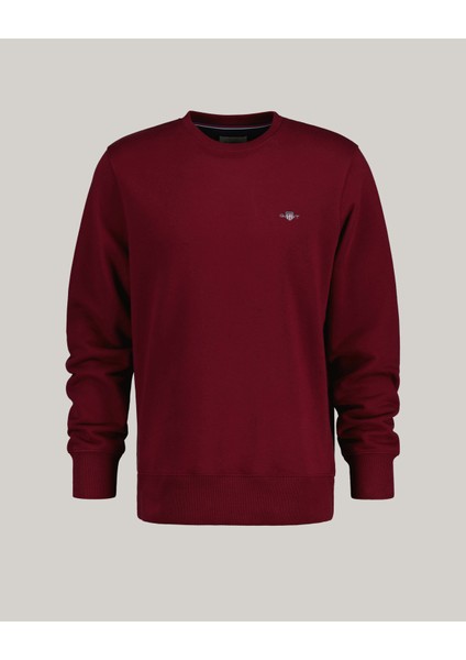 Erkek Bordo Regular Fit Bisiklet Yaka Sweatshirt 2006065.604