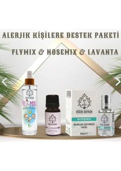 By Hülya Kayhan Fly Mix - Nose Mix - Lavanta Alerjik Kişilere Destek Paketi