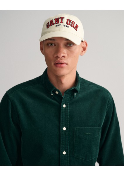 Erkek Yeşil Regular Fit Düğmeli Yaka Gömlek 3230228.374 fırsatları