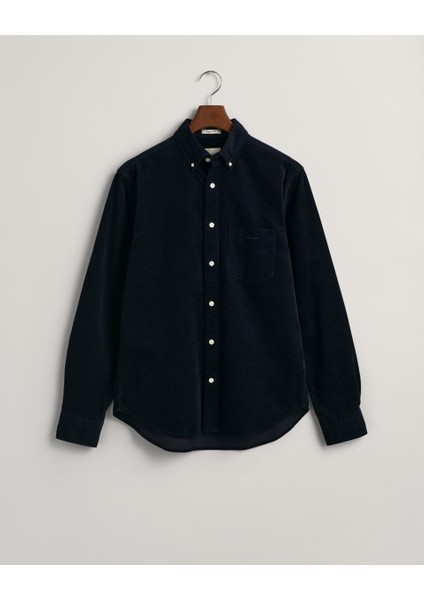 Erkek Lacivert Regular Fit Düğmeli Yaka Gömlek 3230228.433 modelleri