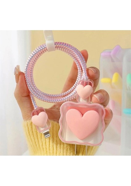 Iphone 18W/20W Uyumlu Şarj Aleti Kılıfı, Şarj Kablosu Örme Aparatı, Toparlayıcı, Kablo Koruyucu