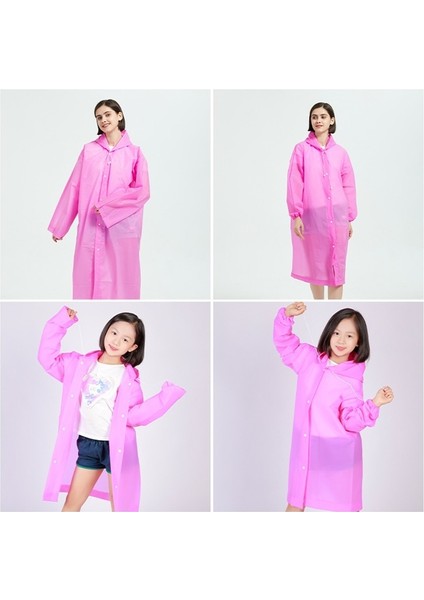 Yetişkin Yağmurluk Açık Su Geçirmez Kalınlaşmış Moda Tüm Vücut Eva Tek Parça Yağmurluk (Yurt Dışından)