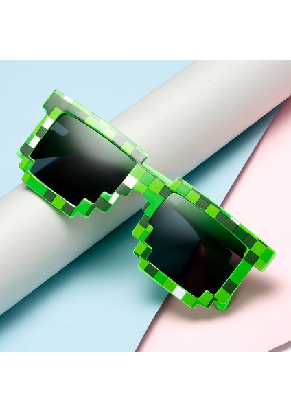 Paketlenmiş Ekose Kare Çerçeve Güneş Gözlüğü Güneş Gözlüğü Erkek ve Kadın Gözlükleri (Yurt Dışından) modelleri