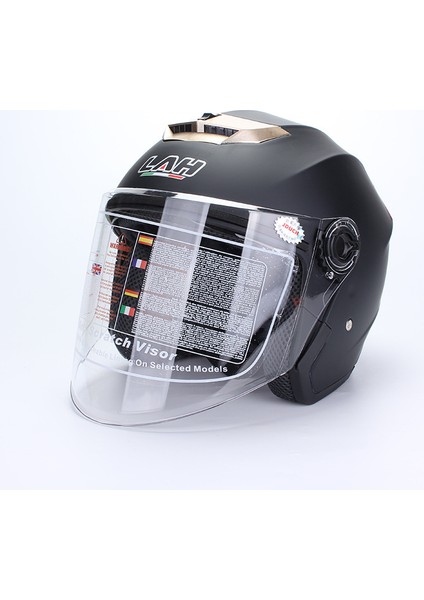 Erkek ve Kadın Elektrikli Motosiklet Tam Kask Anti-Ultraviyole Elektrikli Araç Rüzgar Geçirmez Sürme Yetişkin Emniyet Kaskı (Yurt Dışından)