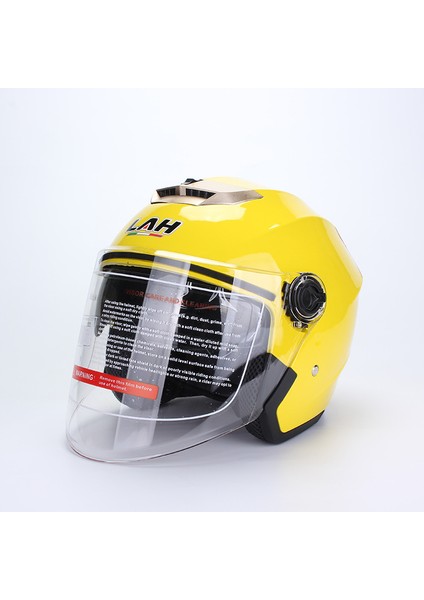 Erkek ve Kadın Elektrikli Motosiklet Tam Kask Anti-Ultraviyole Elektrikli Araç Rüzgar Geçirmez Sürme Yetişkin Emniyet Kaskı (Yurt Dışından)