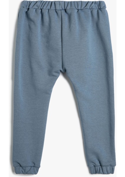 Basic Jogger Eşofman Altı Kanguru Cepli Beli Bağlamalı