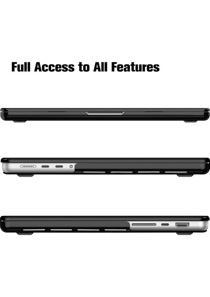 Apple Macbook Pro 16 Inç M3/m3 Pro/m3 Max A2991 ile Uyumlu Kılıf Sert Parlak Koruma Kapak modelleri